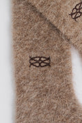 Zaraia Alpaca Blend Gloves - Taupe