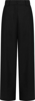 Zoe Linen Pants - Black