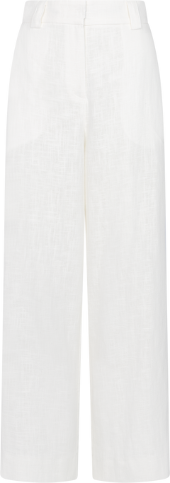 Zoe Linen Pants - White