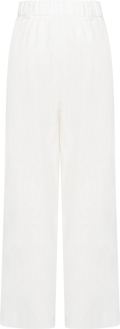 Zoe Linen Pants - White