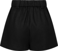 Zoe Linen Shorts - Black
