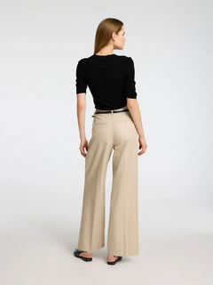Ingrid 2/4 Knit O-Neck - Black