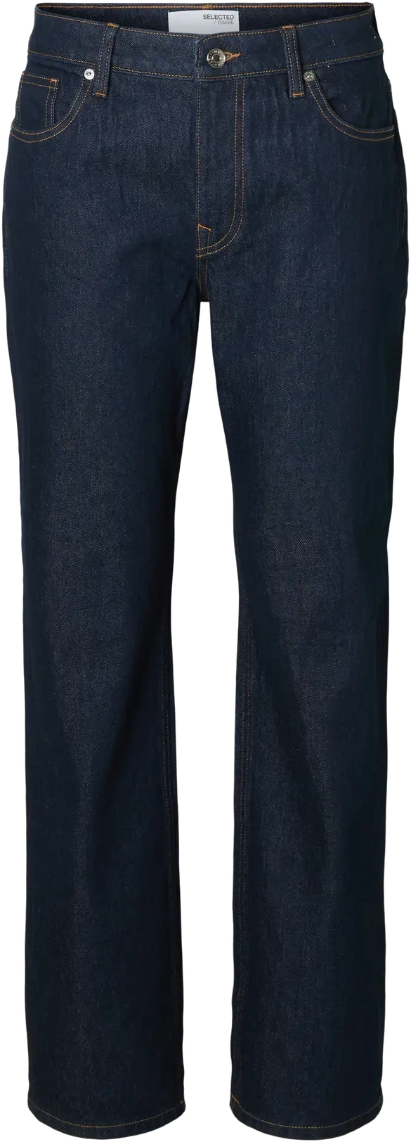 Straight Bea-Kori Mw Jeans - Dark Blue Denim