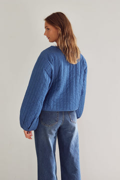 Lori Jacket - Calla Denim Print