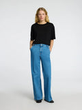 Vilja Linen SS Tee - Black
