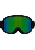 Terrabeam Ski Goggles - Shiny Black & Iridescent Aqua Green