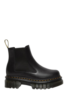 Audrick Nappa Leather Platform Chelsea Boots - Black Nappa