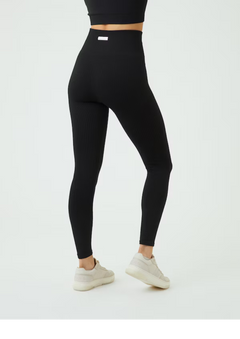 Studio Seamless Rib Tights - Black Beauty