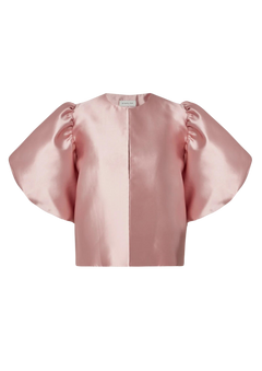 Cleo Puff Sleeve Blouse - Blush