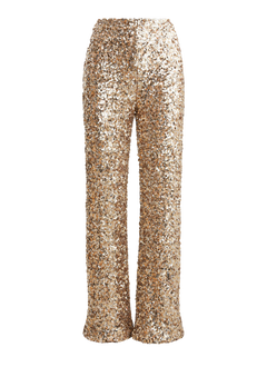 Dali Sequin Trouser - Champagne