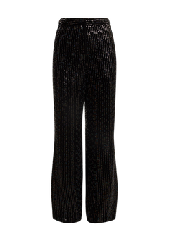Jagger Sequin Trouser - Black