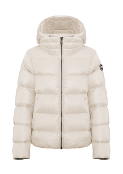 2216 Iridescent Down Jacket With Maxi Collar - Incense/Dark Steel