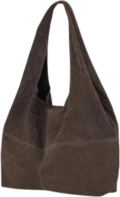 Suede Dalliea Bag - Hot Fudge Brown
