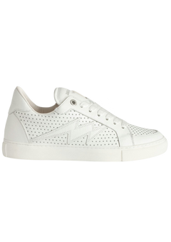 La Flash Smooth Calfskin Perfo - Blanc