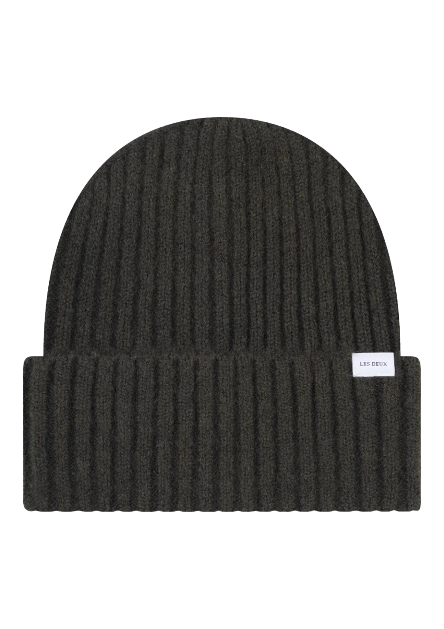 Wells Rib Beanie - Olive Night