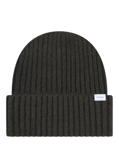 Wells Rib Beanie - Olive Night