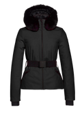 Hida Ski Jacket Faux Border - Black