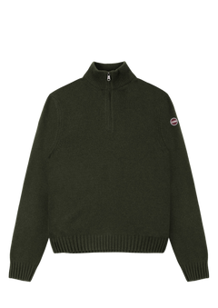 4472 Mens Half Zip Sweater - Bush