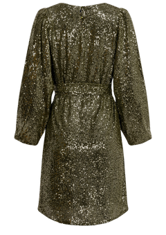 Helene Dress - Sage Shimmer