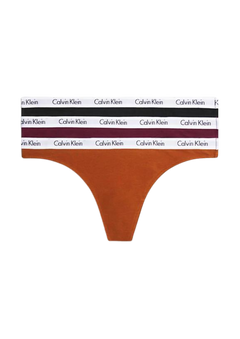 Thong 3Pk - Gingerbread/Black/Tawny Port