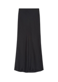 Bar Silk Skirt - Black