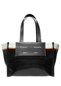Large Morris Coated Canvas Tote - Black