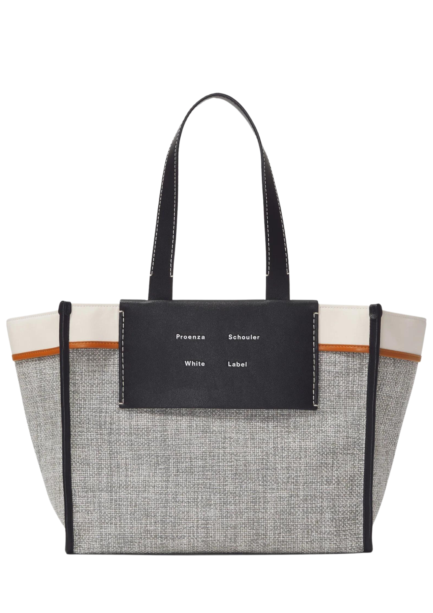 Large Morris Tweed Tote - Grey Melange