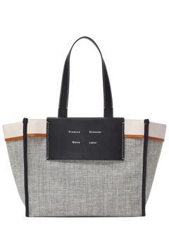 Large Morris Tweed Tote - Grey Melange