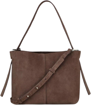 Suede Fraya Small Bag - Hot Fudge Brown