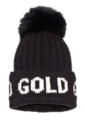 Hodd Beanie Faux Pom - Black