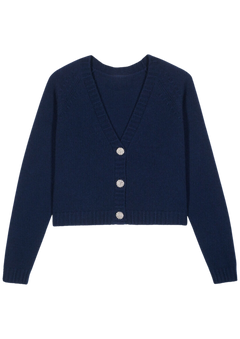 Clapam Cardigan - Marine