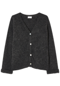 East Cardigan - Charcoal Melange