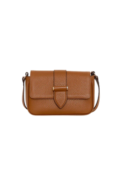 April Small Crossbody Bag - Cognac