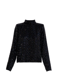 Studio Sequin Top - Black