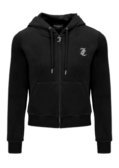 Arched Diamante Robertson Hoodie - Black