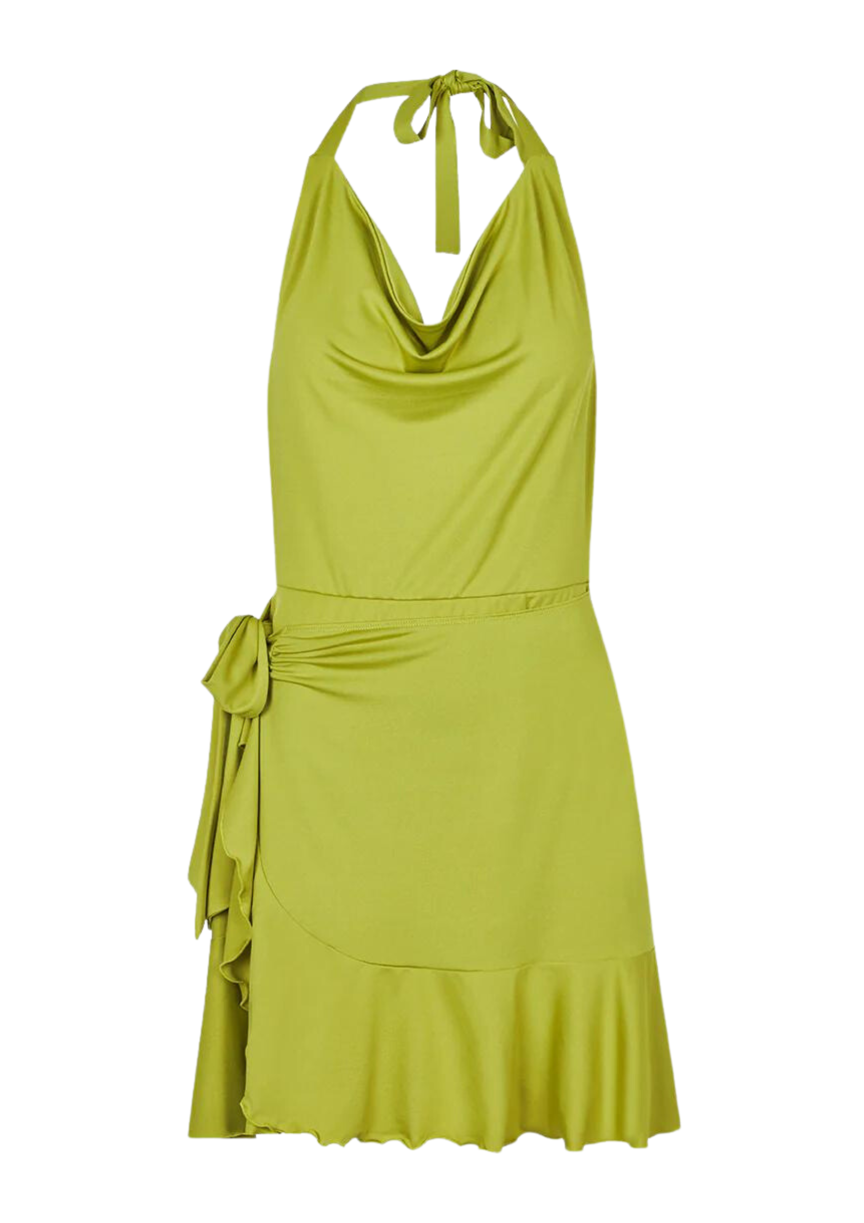 Josefine Flowy Dress - Golden Lime – VILLOID