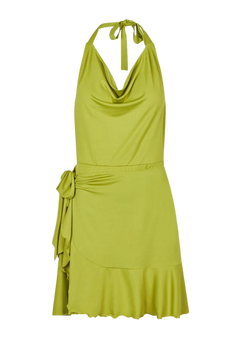 Josefine Flowy Dress - Golden Lime