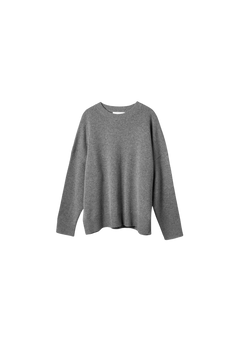 Ash Oversized Jumper - Gray Melange