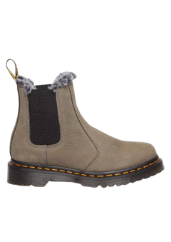 2976 Leonore Faux Fur Lined Chelsea Boots - Nickel Grey
