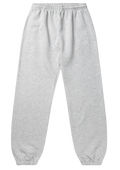 Organic Fitted Sweatpants - Heather Grey