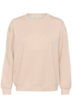 LaicentIW Vincent Mel Mono Sweat - Vanilla Melange