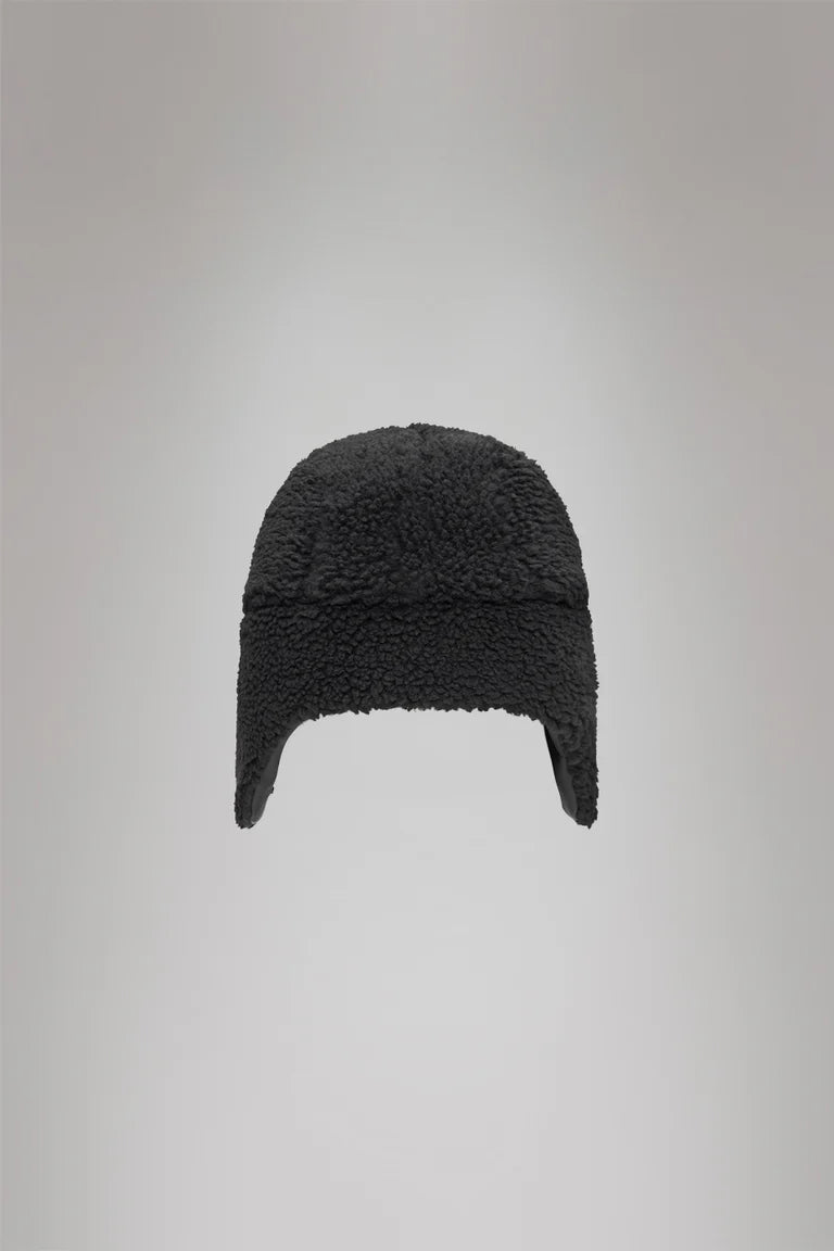 Fleece Trapper Hat W2T3 - Black