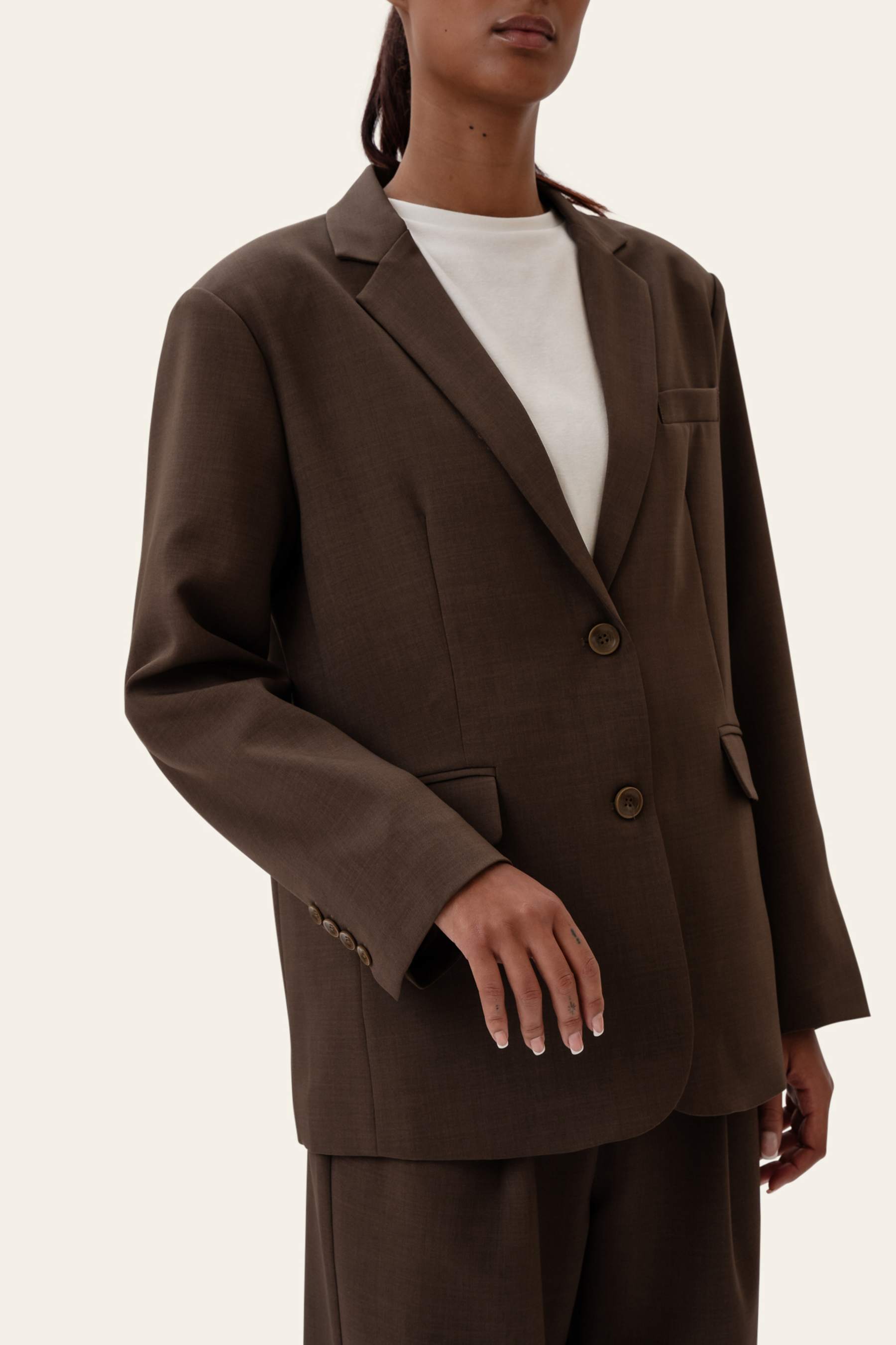 Signatureic Blazer - Dark Brown