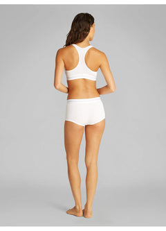 Boyshort Ribbed - White
