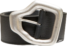 Ako Belt - Black Silver