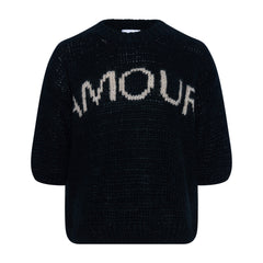 Amour Knit - Black/Offwhite