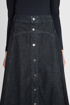 Agatha Denim Skirt - Black Wash