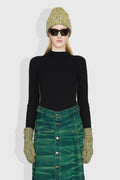 Evie Contrast Knit - Black