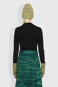 Evie Contrast Knit - Black
