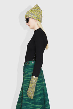 Evie Contrast Knit - Black